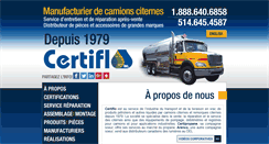 Desktop Screenshot of certiflo.ca